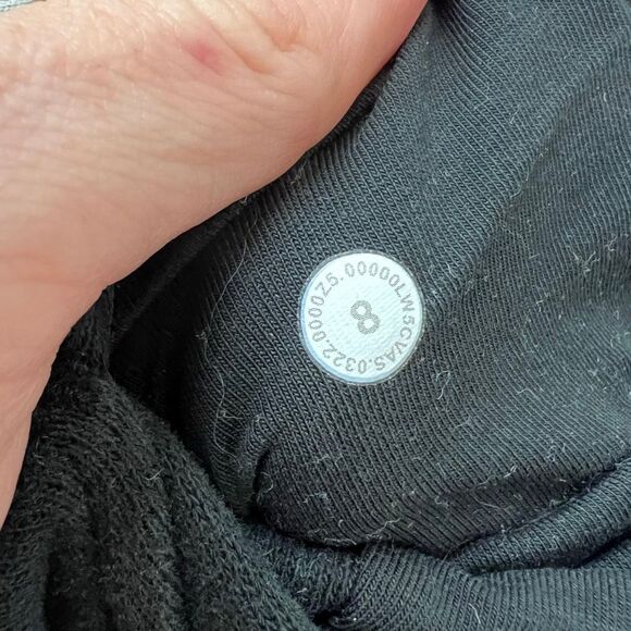 Lululemon Black Fleece-Lined Joggers | Size 8 - Picture 11 of 11